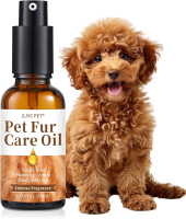 Pet Hair Care Oil for Dogs and Cats - Removes Knots Shiny and Silky Fur Nourishes Fur with Collagen 
