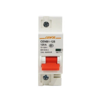 1P 63A 80A 100A 125A DC 120V electric vehicle DC breaker mini DC circuit breaker with short circuit and overload protection