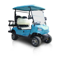 Hot Selling Luxury Street Legal Lithium Battery Solar 4 Seats 5KW Electric Golf Cart Off Road Hunting Cart with CE DOT for Sale