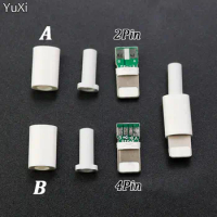 10Pcs/Lot Lightning Dock USB Plug With Chip Board Male Connector Welding Data OTG Line Interface DIY Data Cable For Phone
