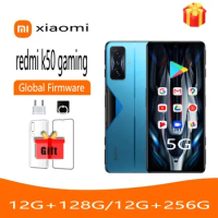 Global rom Xiaomi Redmi k50 Gaming 5G 256G Smartphone Cellphone Side fingerprint facial recognition Snapdragon8 Gen1 120W QC3