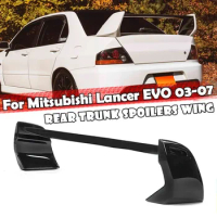 For Mitsubishi LANCER EVO 7 8 9 2003 2004 2005 2006 2007 Spoiler Car Tail Wing Rear Trunk Spoiler Wings For LANCE EVO Body Kit