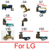 USB Mirco Charging Dock Port Jack Connector Charger Board Flex Cable For LG G5 G6 G7 G8 Q7 Q8 V30 V40 V50 G710 H930 H933 G820N