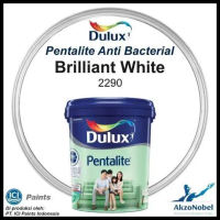 New Dulux Pentalite Bw Brilliant White 2290 20 Liter / Cat Tembok Interior Terlaris