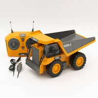Mainan Mobil Truk Excavator Buldozer Dump Truk charger Remot Kontrol Rc Dump Truk 9ch