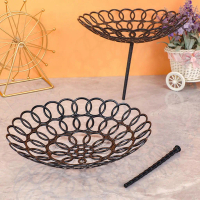Giá đỡ hoa Cuurekon cho hoa cao, giá đỡ cành hoa đa năng màu đen hình tròn kiểu Ikebana, kèm đế chốn