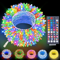 LitHome Color Changing Christmas Lights 34 Colors 66Ft 200 LED Christmas String Lights with Remote C