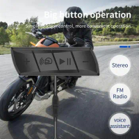 Motorcycle Helmet Headset Bluetooth Speaker Wireless Earphone Microphone Kit Stereo FM MP3 Player Waterproof Smart Accessories