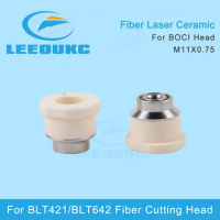 LEEOUKC For BOCI Laser Ceramic Body Dia.41mm M11 Nozzle Holder Ring for High Power Fiber Cutting Head BLT420 BLT641