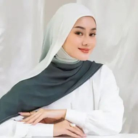Lozy Hijab - Gradient Viscose Shawl (Pashmina Gradasi Bahan Viscose Koleksi Raya) Evergreen