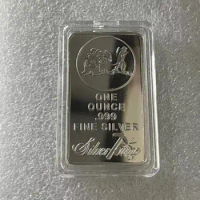 American Prospector 1OZ 999 Value Fine Silver Bullion Bar US Union Metal Coin Collectible.cx