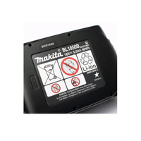 แบตเตอรี่ ลิเธียมไอออน 18 โวลต์ Battery Li-ion 18V 5.0Ah รุ่น BL1850B (199282-0) - สีดำ