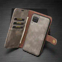 2 in 1 Shell For Samsung Galaxy A12 Case Cover Detachable Leather Etui Coque For Samaung A12 Cases Phone Fundas Wallet Pocket