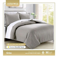 Sprei 200x200x40 bahan mikrotencel Sprei hotel sprei anti geser 140x200x30