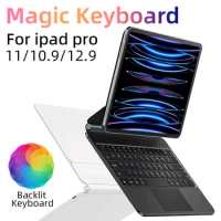 Backlight Magic Keyboard for iPad Pro 11 iPad Air 5 Air 4 10.9 inch Cover with Bluetooth Keyboard folio