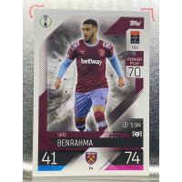 การ์ดนักฟุตบอล Said Benrahma 2022/23 การ์ดสะสม West ham united FC การ์ดนักเตะ เวสต์แฮมยูไนเต็ด เวสแฮ