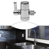 Durable Diverter Valve Faucet Adapter Brass Counter Top Water Fits Most Filter Faucets G1/2inch G3/8inch M22 X M24
