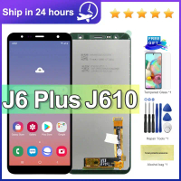หน้าจอ LCD, 6.0 นิ้ว, สำหรับ Samsung J6 + j610 j610f j610fn, เปลี่ยนหน้าจอ, เข้ากันได้กับ Samsung J6