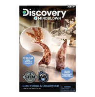 DISCOVERY MINDBLOWN EXCAVATION KIT MINIDINO FOSSILS ORIGINAL MAINAN EDUKASI STEM ANAK REPLIKA FOSIL