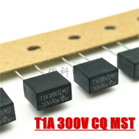 臺灣功得延時慢熔斷方形保險絲管T1A 300V CQ MST T2A T5A微型TE5
