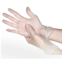 【YS】無粉PVC塑膠手套(居家照護適用 無粉透明手套 100入/盒x10組)