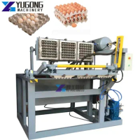 Egg Tray Making Machine Recycling Waste Paper Egg Tray Machine Egg Carton Forming Machine Equipment for Small Business