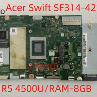 FH4FR LA-J731P Mainboard For Acer Swift SF314-42 SF314-42G N19C4 Laptop Motherboard With CPU-Ryzen 5 4500U RAM-8GB