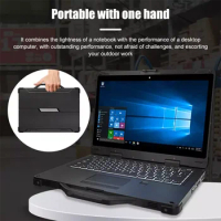 Rugged X33 Windows Computer with Keyboard Waterproof Rugged Notebook Outdoor Security Military PC Computer Notebook 256GB SSD