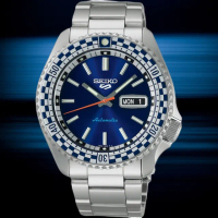 【SEIKO 精工】SKX 賽車旗幟 復刻機械錶(4R36-15K0D / SRPK67K1)