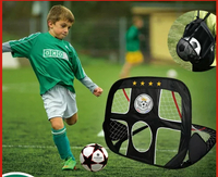 兒童足球門家用便攜式q框架可折疊移動訓練足球網架戶外幼兒園比