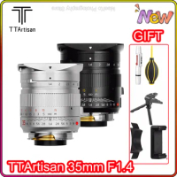 TTArtisan 35mm F1.4 M Full Frame Lens for Leica M mount Camera Lens For Leica M240 M6 M7 M8 M9 M9p M10 M262 M10P M10M Camera