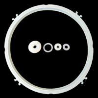 5-6L Electric Pressure Cooker Gasket Repalcement Cooker Sealing Ring 22-24cm Diameter High Elasticity Silicone Rubber Standard