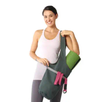 Yoga Storage Bag Cashew Flower Yoga Bag Canvas Ethnic Yoga Mat Bag Fashion Casual Sports Mat Bag Pil