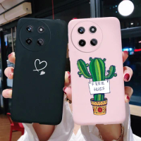 For Realme 11 4G Case Cute Cactus Candy Painted Cover Soft Silicone Phone Case For Realme 11 4G Realme11 Back Cover Coque Bumper