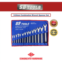 SB TOOLS HEAVY DUTY 8-24 MM COMBINATION WRENCH SPANNER SET Spanar