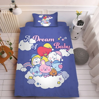 APP下單享點數9%｜防彈少年團A Dream of Baby系列床單被套抱枕床上用品 三件式