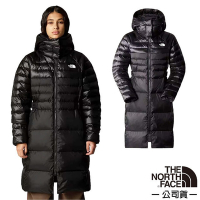 【The North Face】女 Metropolis Parka 超保暖防潑水600蓬鬆羽絨連帽保暖長版外套_83VE-JK3 黑