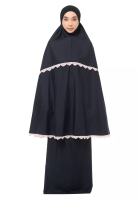 SITI KHADIJAH Siti Khadijah Telekung Modish Jasmina in Black