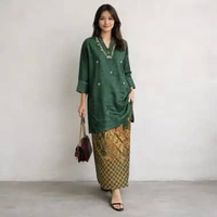 Lausboutique Baju Bodo Beading-Baju Bodo Makassar Merah