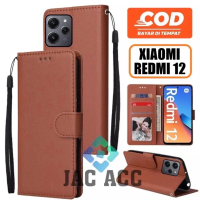 DOMPET HP PREMIUM UNTUK XIAOMI REDMI 12 NEW LEATHER FLIP CASE PREMIUM UNTUK XIAOMI REDMI 12 NEW