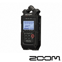 ZOOM H4n Pro 多軌專業手持數位錄音機(黑)-公司貨