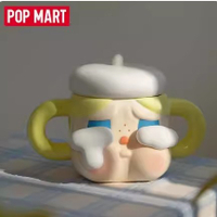 POPMART Pop mart CRYBABY Crybaby Powerpuff Girls Merchandise Mirror 11cm Fluffy Bubble Fur