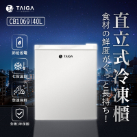 【少量預購】日本TAIGA 防疫必備 桌上迷你型 40L直立式冷凍櫃