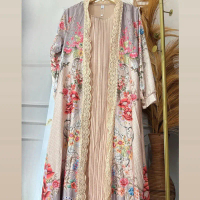 INNARA SET OUTER BKK/inner plisket/outer silk/one set premium BKK/outer lepas
