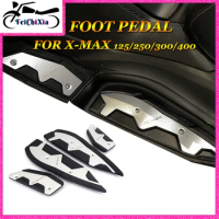 Motorcycle Footrest Pad Foot Pedal Plate for YAHAMA XMAX 125 XMAX 250 XMAX 300 XMAX 400 2017 - 2022 X-MAX 125 250 300 400