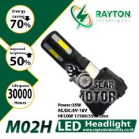 PROMO NEW LAMPU UTAMA RAYTON LED Motor AC/DC 4 Sisi RTD M02H 40w H6 H4 HS1 GAS POL CO
