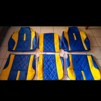 Sarung Jok Mobil Truk Fuso Fighter Full Busa Model Simpel Elegan Anti Air Jahitan Rapih Mudah Dipasa