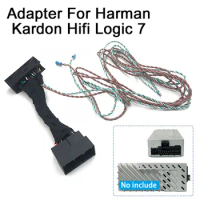 Harness For BMW series X3 X5 Harman Becker Retrofit Harman Kardon L7 Logic 7 Power amplifier adapter Optical fiber accessories