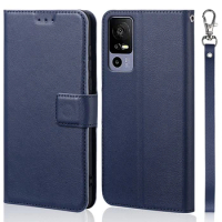 For TCL 40R Case Wallet Anti-theft Brush Magnetic Flip Leather Case For TCL 40R 5G T771K T771A T771H Phone Case For TCL 40 R 5G