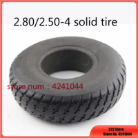 Free shipping 9 Inch Non inflatable Solid tire 2.80/2.50-4 Tyre for Electric Scooter Trolley Trailer and Wheelchair